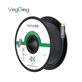 Cáp HDMI Lõi Quang Dài 15M Hàng Chính Hãng Veggieg Hình Ảnh Chuẩn 4K60Hz