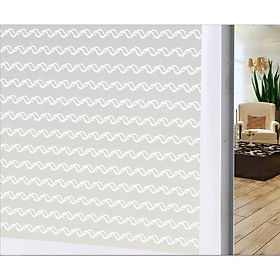 Mua 5M Giấy Dán Kính Họa Tiết dán kính soắn ngang Không Cần Keo DK114 Khổ 0.45m