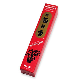 Hương thơm Nhật Bản - Morning Star Sandalwood 50 que - Thương hiệu Nippon Kodo