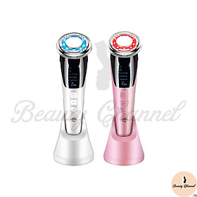 Máy Massage Mặt Làm Đẹp Da 5 in 1 Photon Nóng Và Lạnh EMS, Giúp Nâng Cơ Mặt, Rửa Sạch Sâu, Tăng Cường Hấp Thụ Và Khóa Giữ Tinh Chất Dưỡng Da