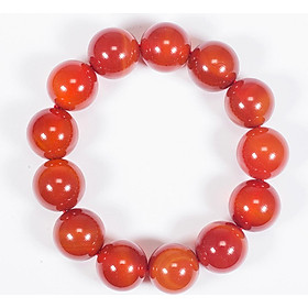 Vòng tay phong thủy đá mã não đỏ mệnh hỏa , thổ - Ngọc Quý Gemstones