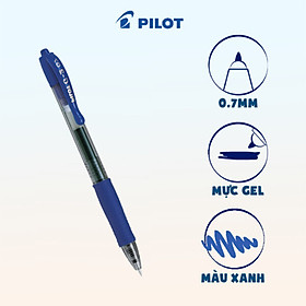 Bút gel G-2 mực xanh BL-G2-7-L