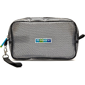 M Square Travel Portable Towel Bag Men and Women Portable Waterproof Storage Wash Bag Bag Cosmetic Bag Travel Set Cool Black