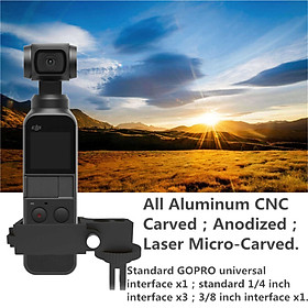 DJI Osmo Tasche Multifunktionale Expansion Modul & Aluminium Legierung 1/4 Mount Adapter für Gopro 5 Handheld Gimbal Zubehr Teil