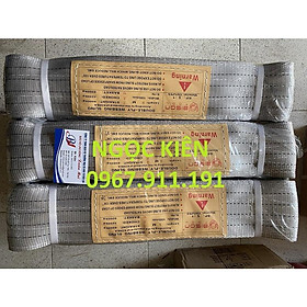 Mua Dây cáp vải cẩu hàng 4 Tấn - bản 100mm - Hệ số 5:1 - 4 Mét cáp vải cẩu hàng