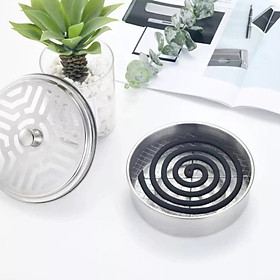 Mua Hộp đựng nhang muỗi có nắp đậy  khay đựng nhang muỗi inox