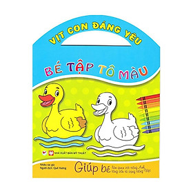 Sách - Bé Tập Tô Màu - Vịt Con Đáng Yêu - Tân Việt Books