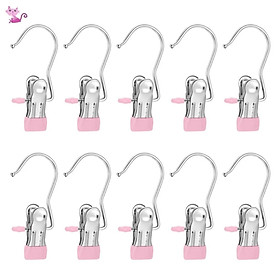 Mua set 10 móc treo kẹp quần áo tiết kiệm diện tích siêu tiện lợi
