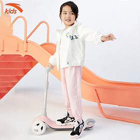 Giày thể thao bé gái Anta Kids, dòng chạy, thiết kế khóa habu tiện lợi, mặt lưới thoáng khí 322239902-1