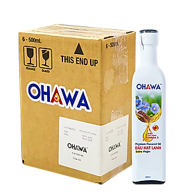 Dầu hạt lanh ép lạnh bền nhiệt OHAWA - Nhập khẩu Canada - Giàu Omega 3