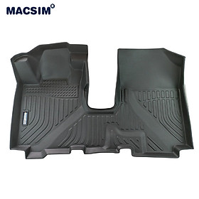 Thảm lót sàn xe ô tô Honda CRV 2007 -2012 Nhãn hiệu Macsim chất liệu nhựa TPV cao cấp màu đen