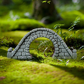 Miniature Bridge Micro Landscape Ornament Arch Bridge Figurine Resin Craft