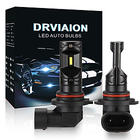 2PCS 9005/HB3 80W 6500K Super Bright LED Fog Light Bulbs Car Driving Lamp