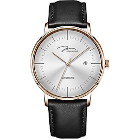 Đồng hồ đeo tay Nam hiệu JONAS & VERUS Y01563-A0.PPWLB, Máy Cơ (Automatic), Kính mo tráng sapphire, Dây da Italy