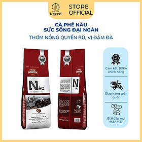 Cà Phê Rang Xay Chữ N Nâu Sức Sống Trung Nguyên Legend - Bịch 500gr - Cà Phê Rang Xay Pha Phin Dịu Nhẹ, Vị Cân Bằng, Đắng Vừa