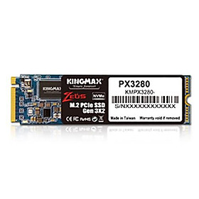 Ổ cứng SSD KINGMAX Zeus 256GB PX3280 NVMe M.2 2280 PCIe Gen 3.0 x2 - Hàng chính hãng