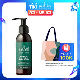 Kem dưỡng da mặt Sukin Super Greens Nutrient Rich Facial Moisturiser 125ml