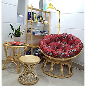 Mua Ghế thư giãn papasan Hoa tiết đỏ