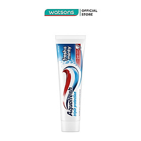 Kem Đánh Răng Bạc Hà Bảo Vệ Răng Khỏi Axit Suốt 24 Giờ Aquafresh Triple Protection Fresh&Minty 100ml