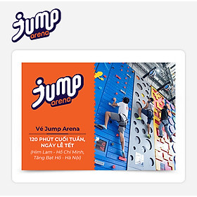 Jump Arena - Vé Jump Arena 120’ Cuối Tuần, Ngày Lễ Tết (áp dụng tại JA Him Lam, JA Tăng Bạt Hổ)