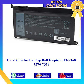 Pin dùng cho Laptop Dell Inspiron 13 7368 7376 7378 - Hàng Nhập Khẩu New Seal