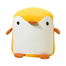 Penguin Footstool Footrest Stool Sofa Footrest cartoon with Padded Seat Shoe Changing Stool for Bedroom Home Living Room Entryway Children