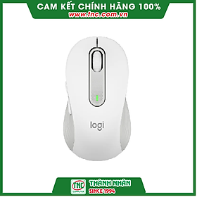 Chuột không dây Logitech Signature M650 màu trắng-Hàng chính hãng