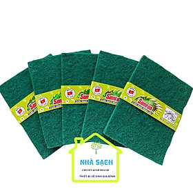Mua Miếng Rửa Chén Nhám Màu Xanh Size Lớn