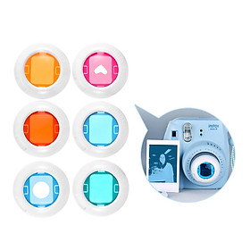 Máy ảnh tức thì Mini Color Close Up Lens Filter Set cho Fujifilm Instax Mini 7s/8/8 + / 9, 6pcs