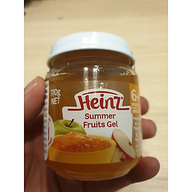 Dinh dưỡng đóng lọ Rau câu trái cây mùa hè cho trẻ từ 6 tháng tuổi trở lên - Heinz Summer Fruits Gel