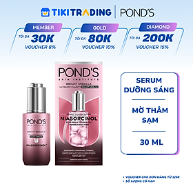 Serum Sáng Đa Tầng Pond'S Bright Miracle Mờ Thâm Sạm Với 50X Niasorcinol 30gr
