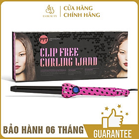 Máy uốn 25/18mm họa tiết chấm bi -  Curler 25/18mm Pink polka dot PYT