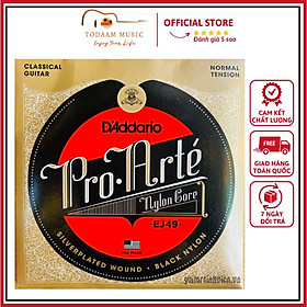 Mua Dây đàn guitar classic D Addario EJ49 thích hợp sinh viên  du ca đường phố