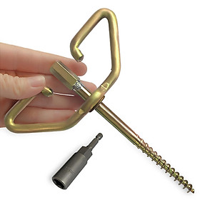 Durable Ice Fishing Tent Pegs Shanty Anchor Winter Fishing Tent Accessories Steel Shelter Anchor for Backpacking Travel Fishing Tent Camping