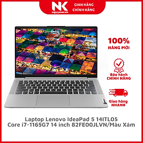 Mua Laptop Lenovo IdeaPad 5 14ITL05 i7-1165G7 14 inch 82FE00JLVN/Màu Xám - Hàng Chính Hãng