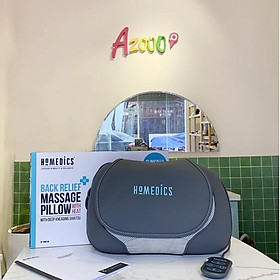 Gối máy massage cổ vai gáy shiatsu 3D công nghệ pin sạc Homedics SP-100H GB