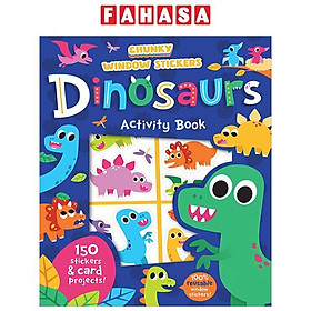 Sách ngoại văn: Chunky Window Stickers - Dinosaurs - Grantham Book Services