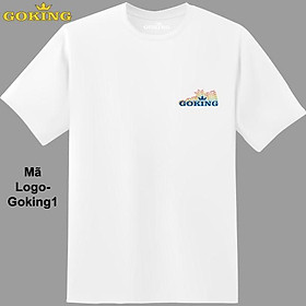 Áo thun hàng hiệu Goking, logo lục sắc, mã logo-goking1. Áo phông GOKING đẹp cho nam nữ, form unisex. Quà tặng cao cấp cho gia đình, cặp đôi, hội nhóm, doanh nghiệp