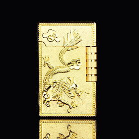 Hộp quẹt hình con rồng - Màu Vàng