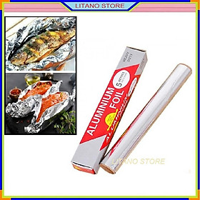Mua Cuộn Giấy Bạc Bọc Nướng Thực Phẩm - Màng Nhôm Nướng Thịt  Nướng Bánh Rộng 30cm