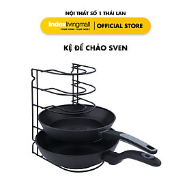 Kệ Để Chảo SVEN Màu Đen Chất Liệu Sắt Sơn Tĩnh Điện | Index Living Mall | Nhập Khẩu Thái Lan - Phân Phối Độc Quyền Tại Việt Nam 