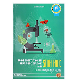 Download sách Bộ Đề Tinh Túy Ôn Thi THPT Quốc Gia 2017 Môn Sinh Học