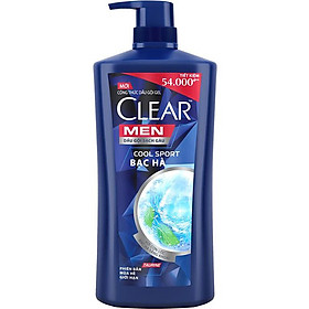 Dầu Gội Sạch Gàu Clear Men Cool Sport Bạc Hà Phiên Bản Mùa Hè Giới Hạn