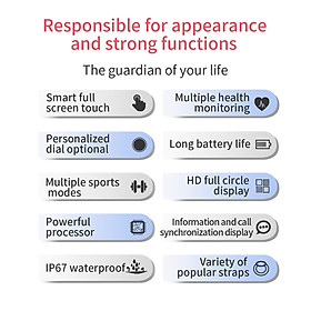 Smart Watch CF80 Heart Rate Blood Pressure Tracker