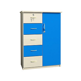 Mua Tủ nhựa Đài Loan 1 cánh 5 ngăn T224 84 x 45 x 120 cm