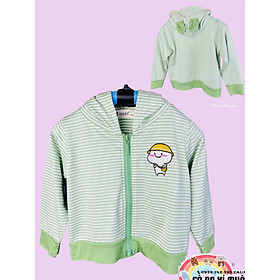 SIZE 9-24KG Áo Khoác Cotton Lạnh Cao Cấp Họa Tiết Thêu Dể Thương Cho Bé Gái Bé Trai Đủ Màu