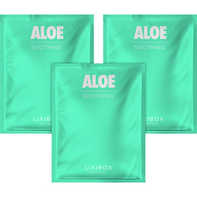 Combo 3 Mặt nạ Lixibox Daily Facial Mask Sheet - Aloe 23gr