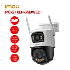 Camera Wifi IMOU 2 Mắt Ngoài Trời S7XP Cruiser Dual 6MP/10MP, quay 360 độ, đàm thoại 2 chiều - Hàng chính hãng