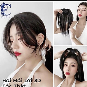 Mái hất 3D 100% tóc thật