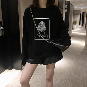 Áo Hoodie Cotton Tay Dài Dáng Rộng Thời Trang Mùa Thu Hàn Quốc Mới 2023